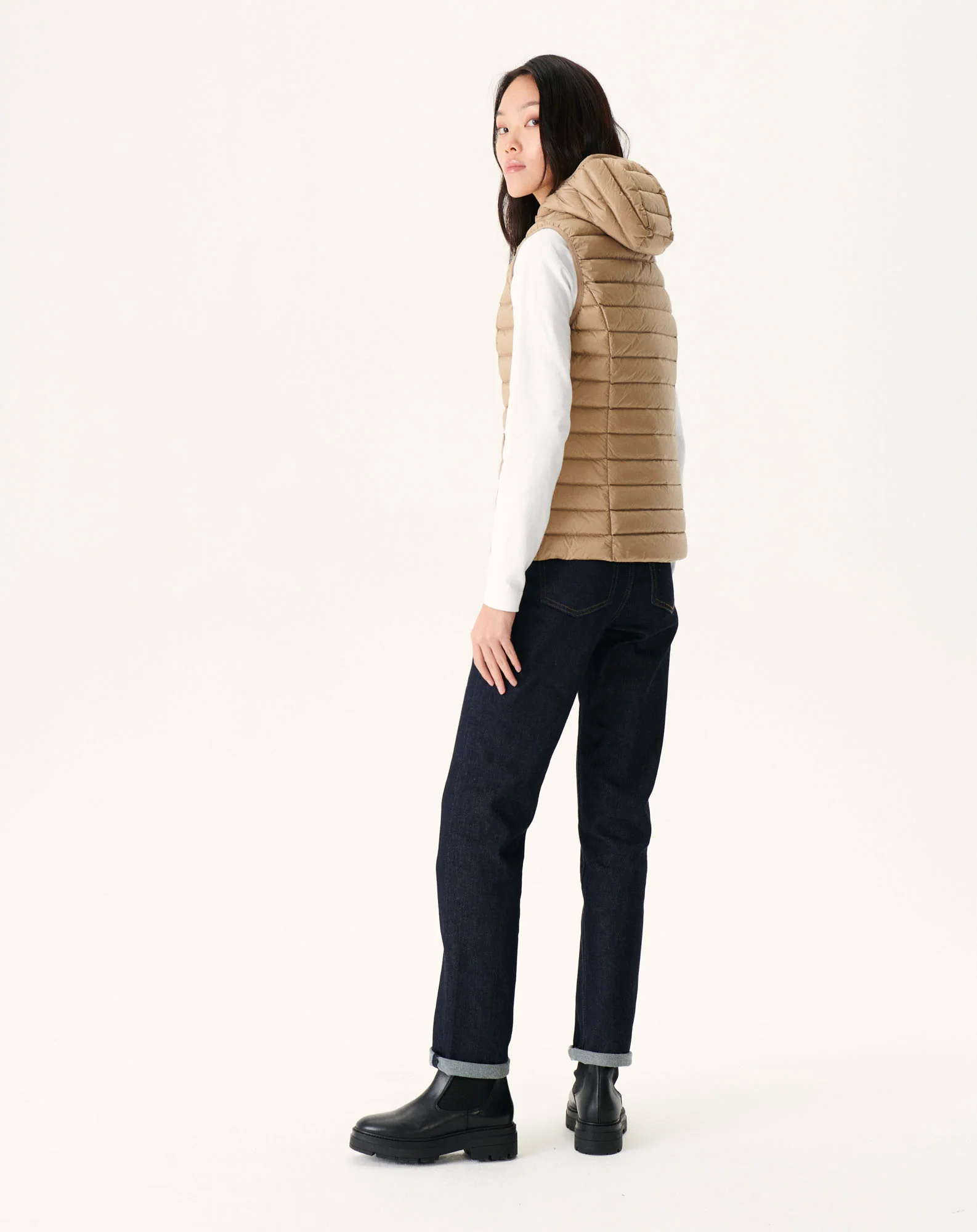 Light Sleeveless down jacket Navy Mali