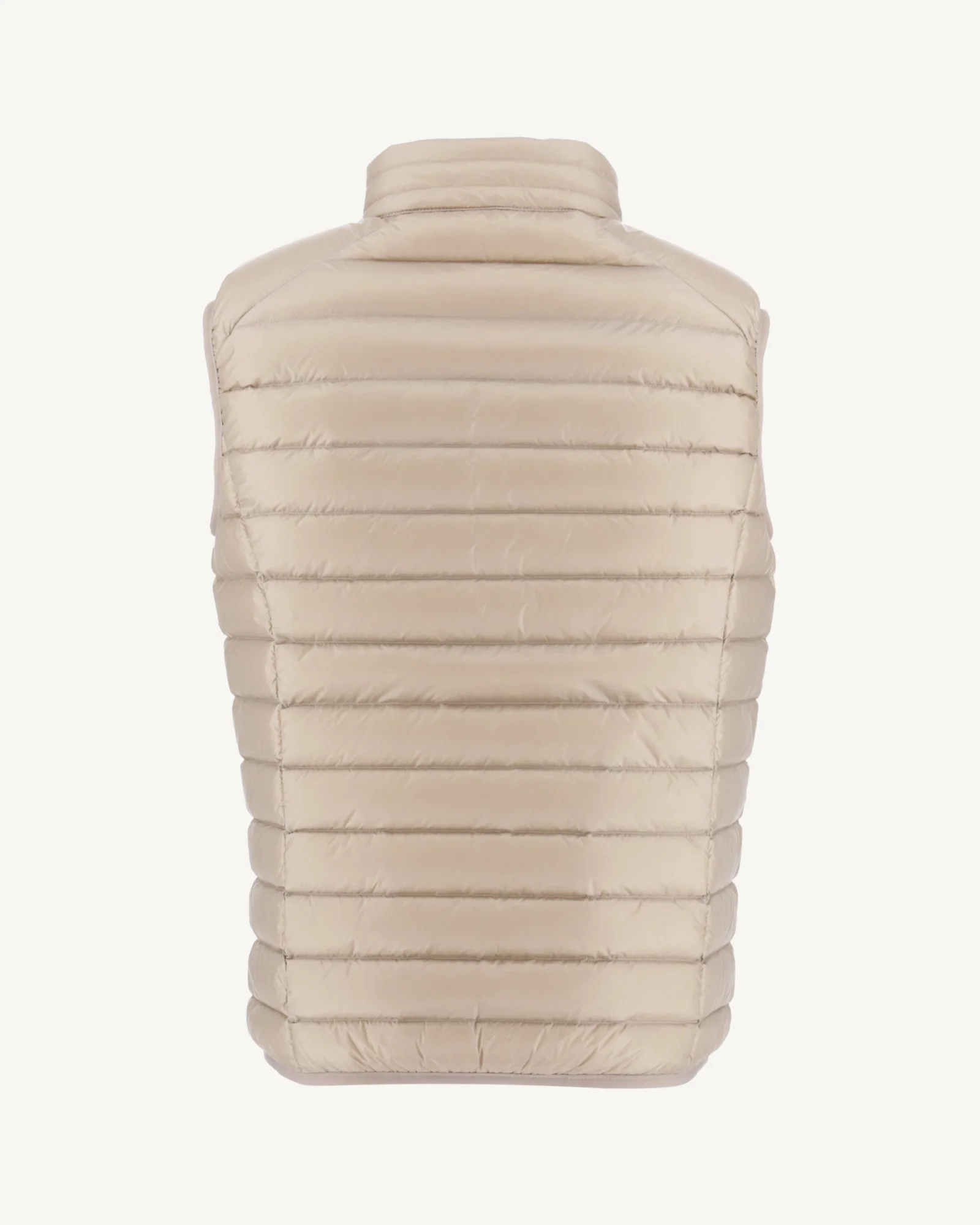 Taupe Sleeveless down jacket Tom