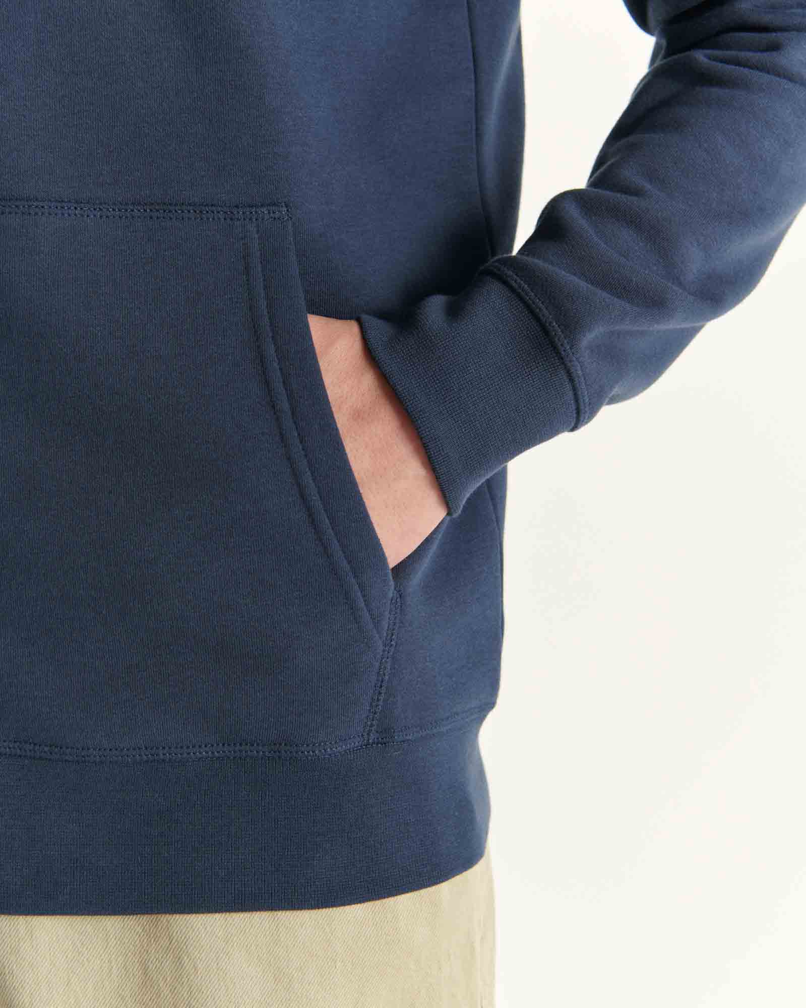 Hoodie in organic cotton Black Mexico