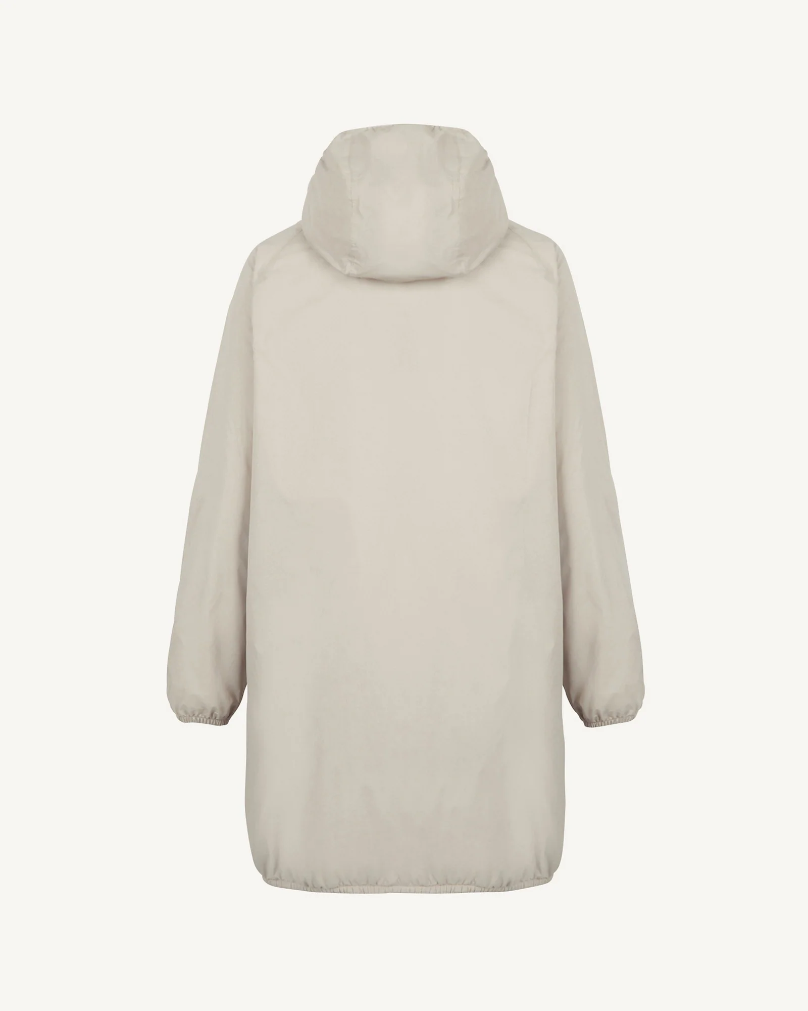 Beige Glendale Polar long fleece-lined raincoat