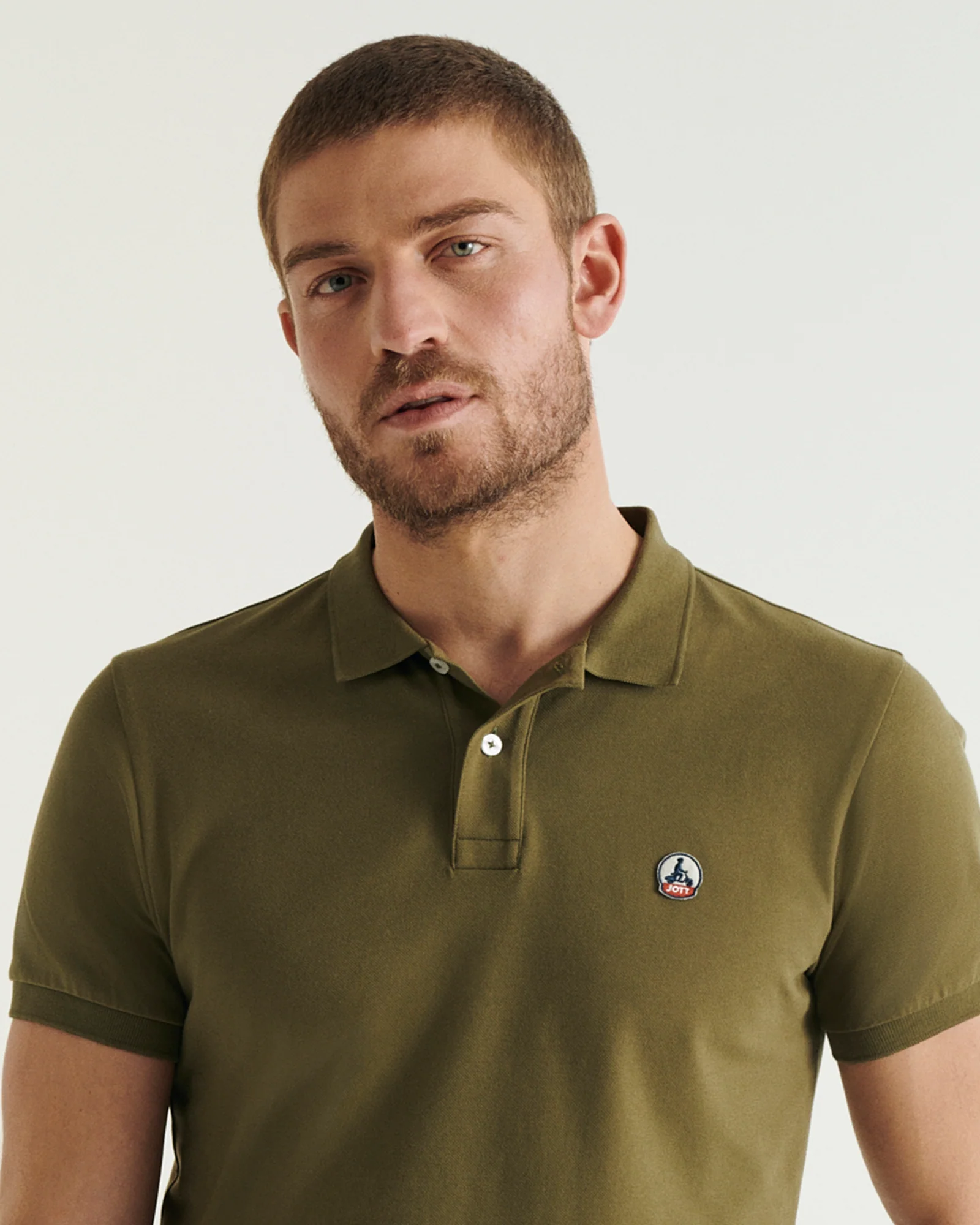 Polo shirt in organic cotton White Marbella