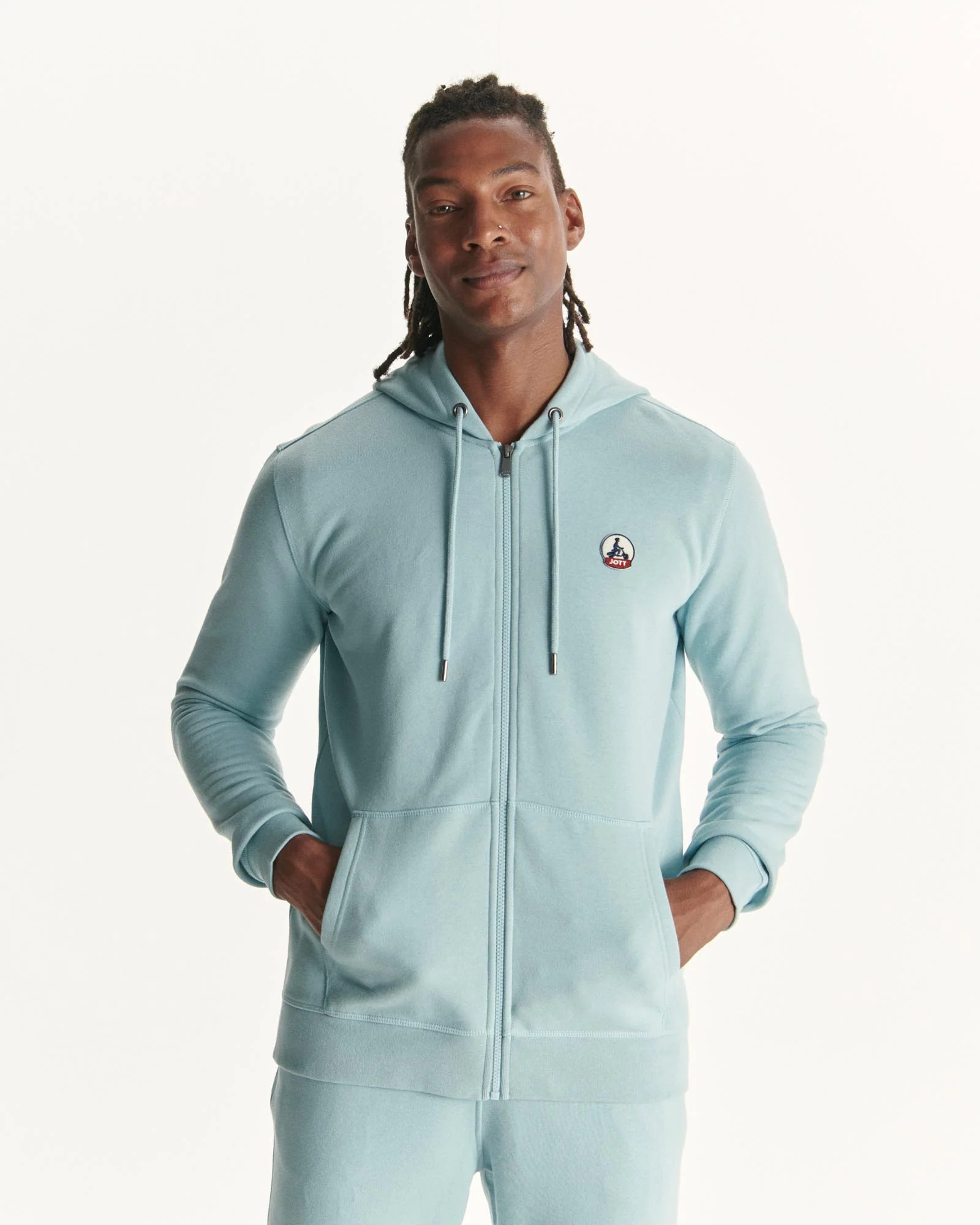 Hoodie in organic cotton Black Mexico