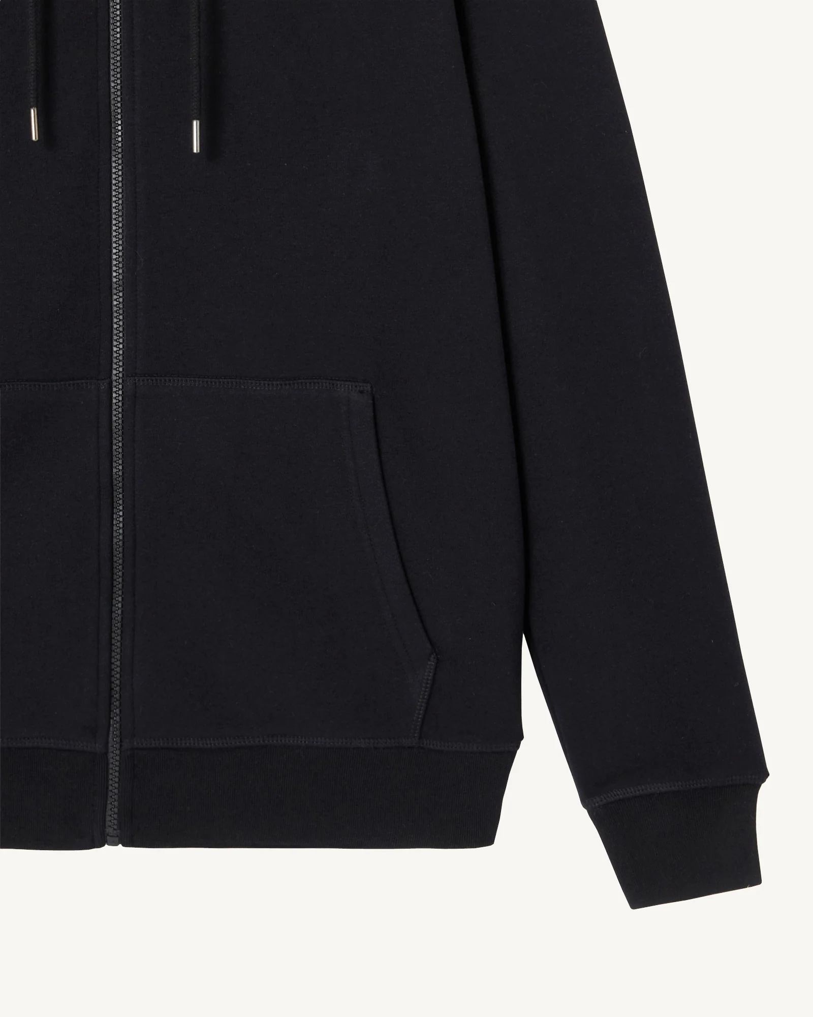 Hoodie in organic cotton Black Mexico