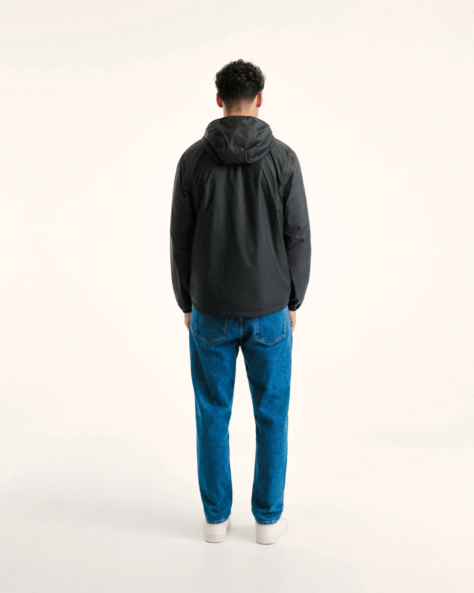 Derry Polar Black fleece-lined raincoat