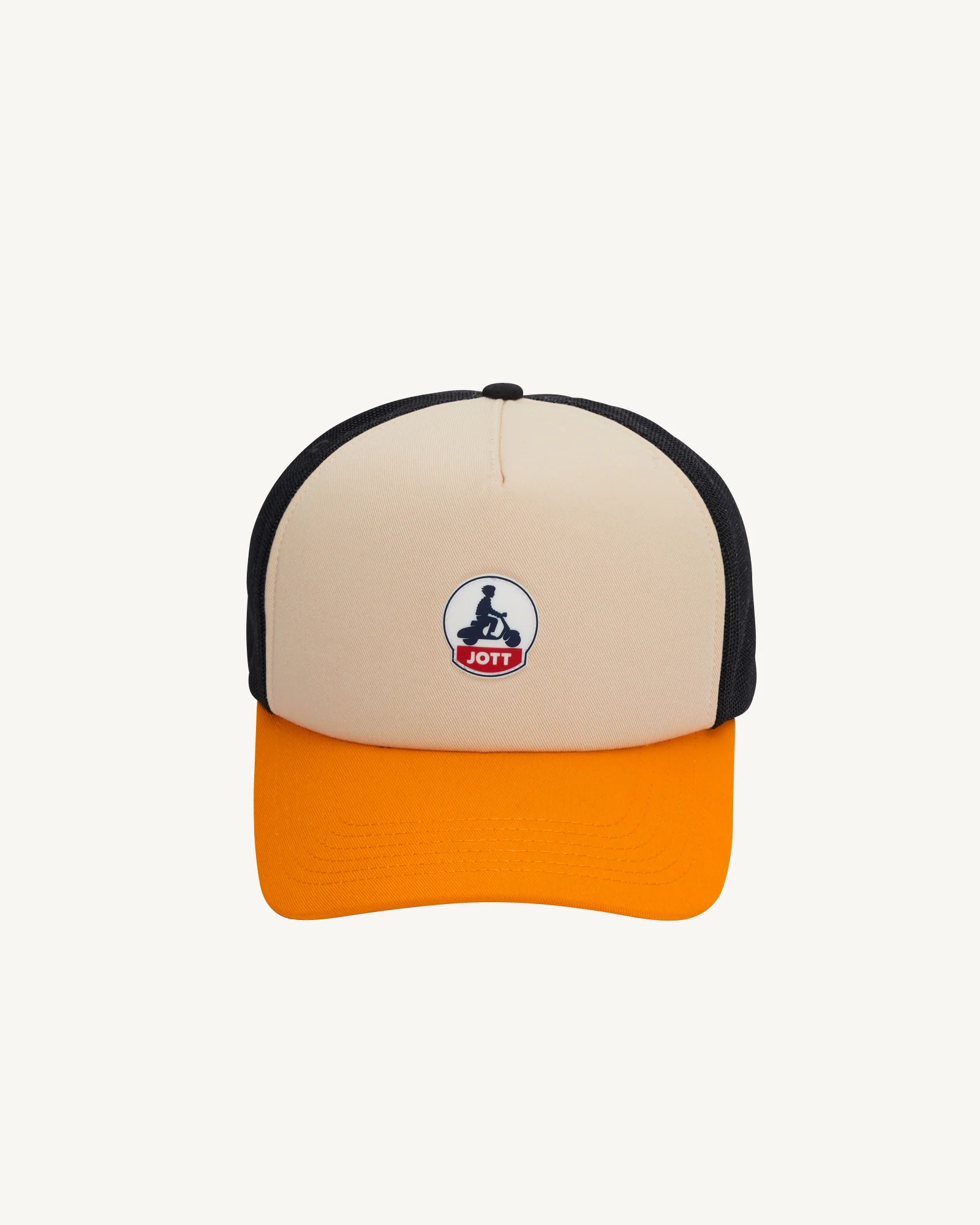 Cap Kid two-tone mesh Tangerine/Argile/Black Wind