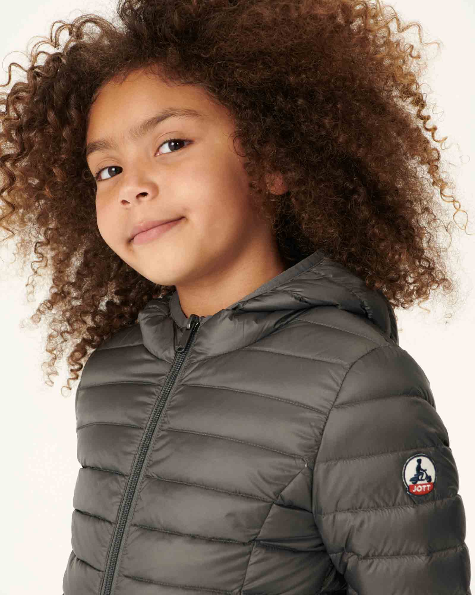 Army Carla children's lightweight hooded down jacket