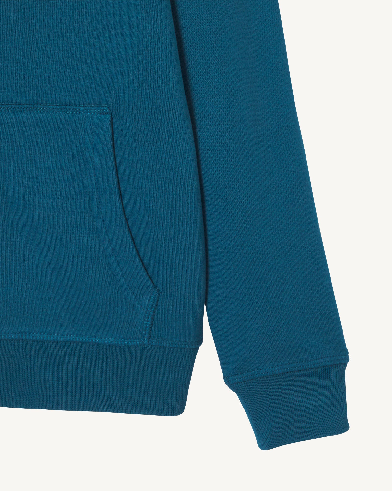 Hoodie Kid in organic cotton Metal blue Tijuana 2.0