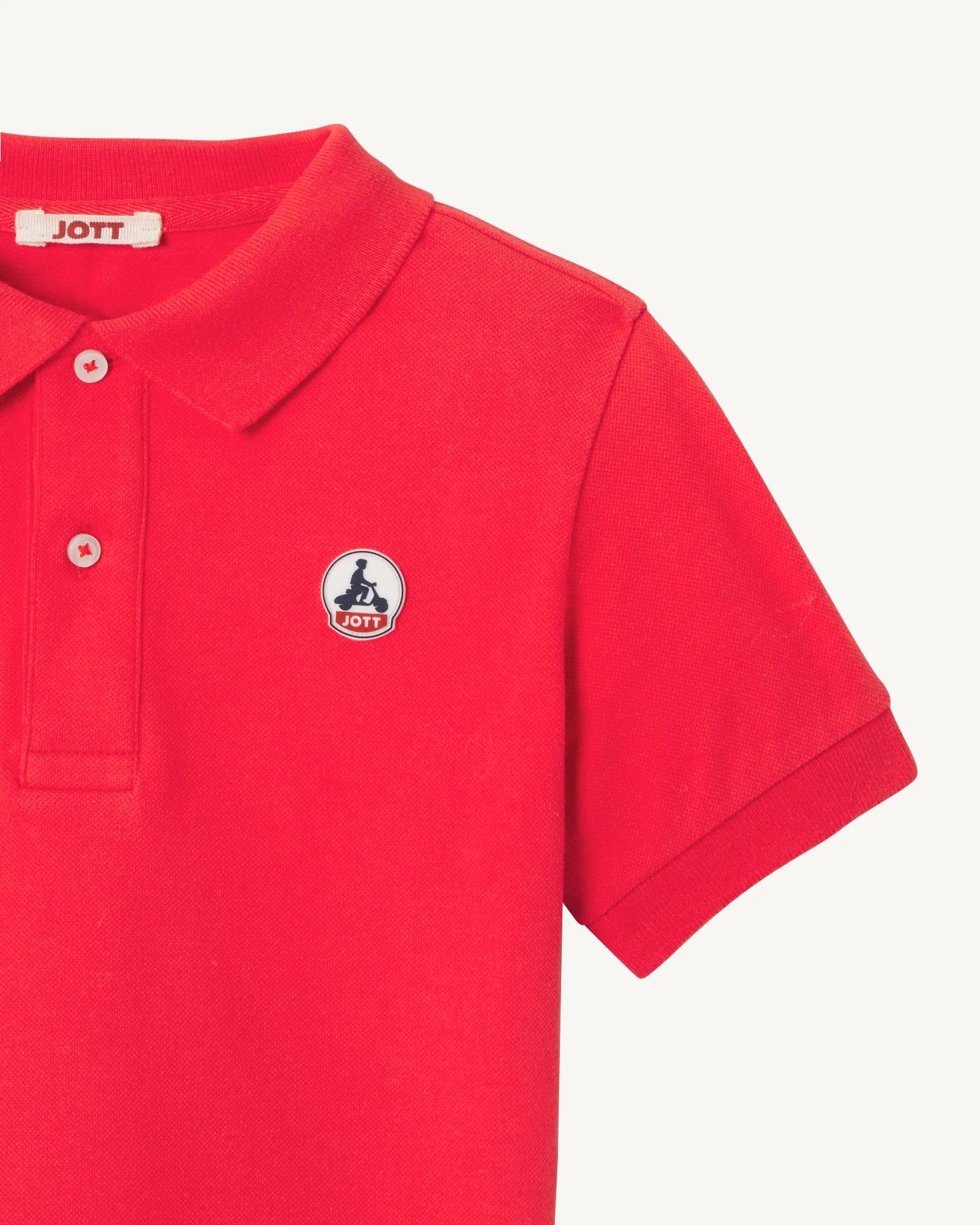 Polo Kid en organic cotton Bleu céleste Salvador