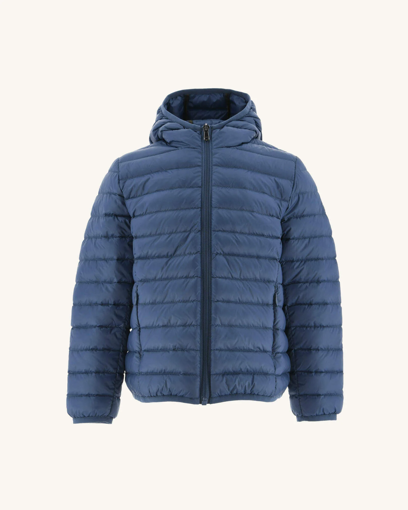 Down jacket light hoodie Kid Celadon green Hugo