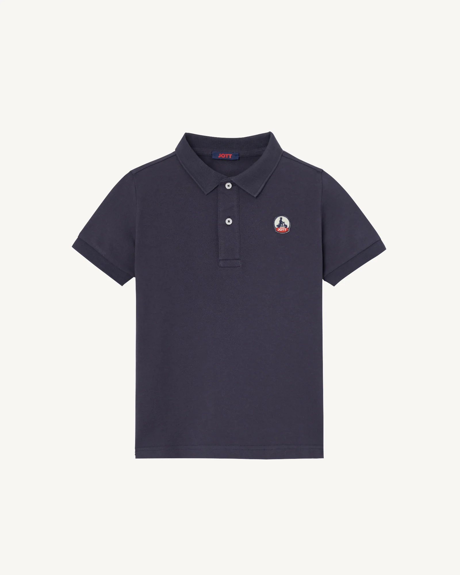 Polo Kid in organic cotton Marine Salvador