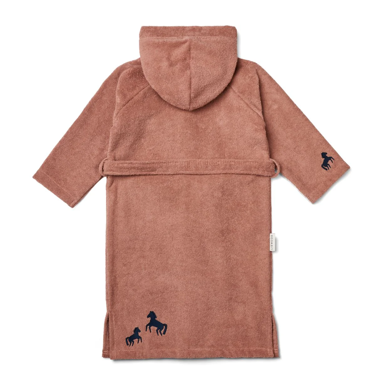 Bash Junior bathrobe    - Horses / Dark rosetta