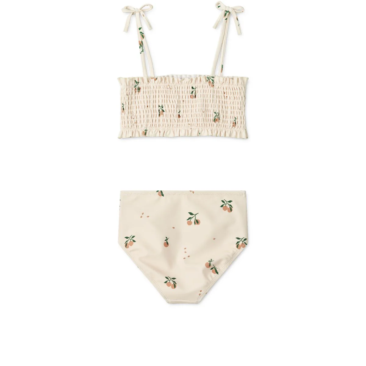 Mikaela smock printed bikini - Peach / Sea shell