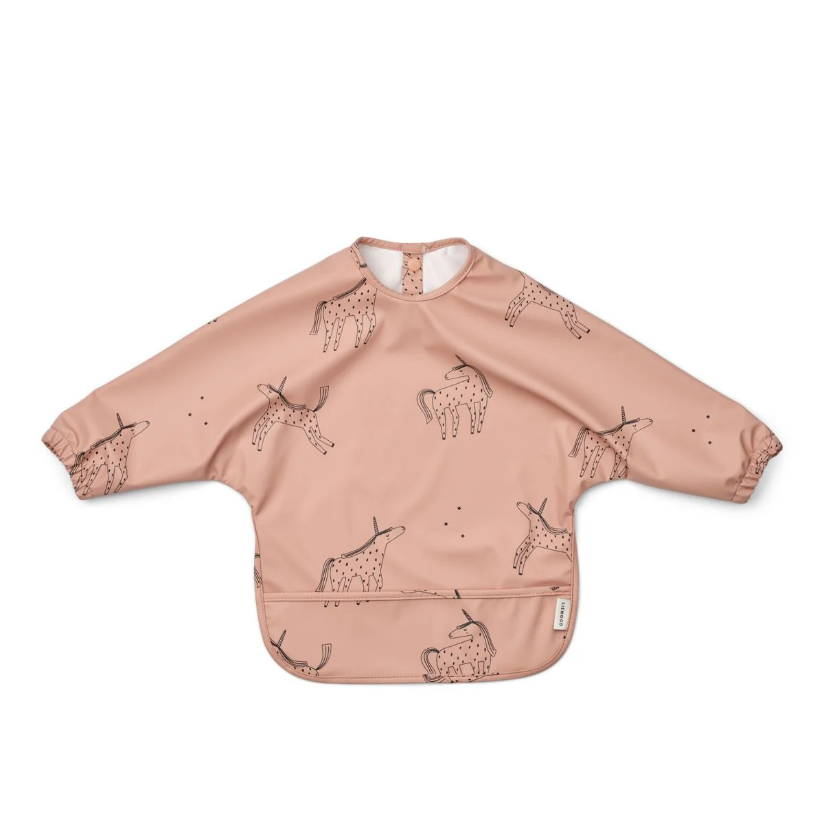 Merle Printed Cape Bib - Dinosaurs / Mist
