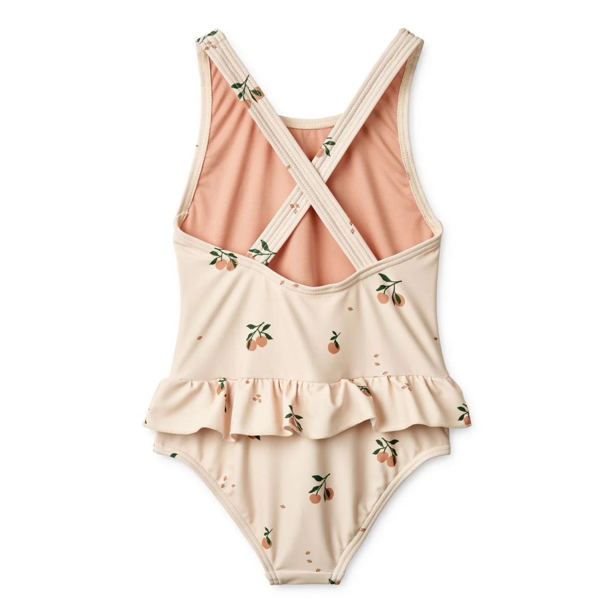 Amara stripe swimsuit - Y/D stripe Tuscany Rose / sandy