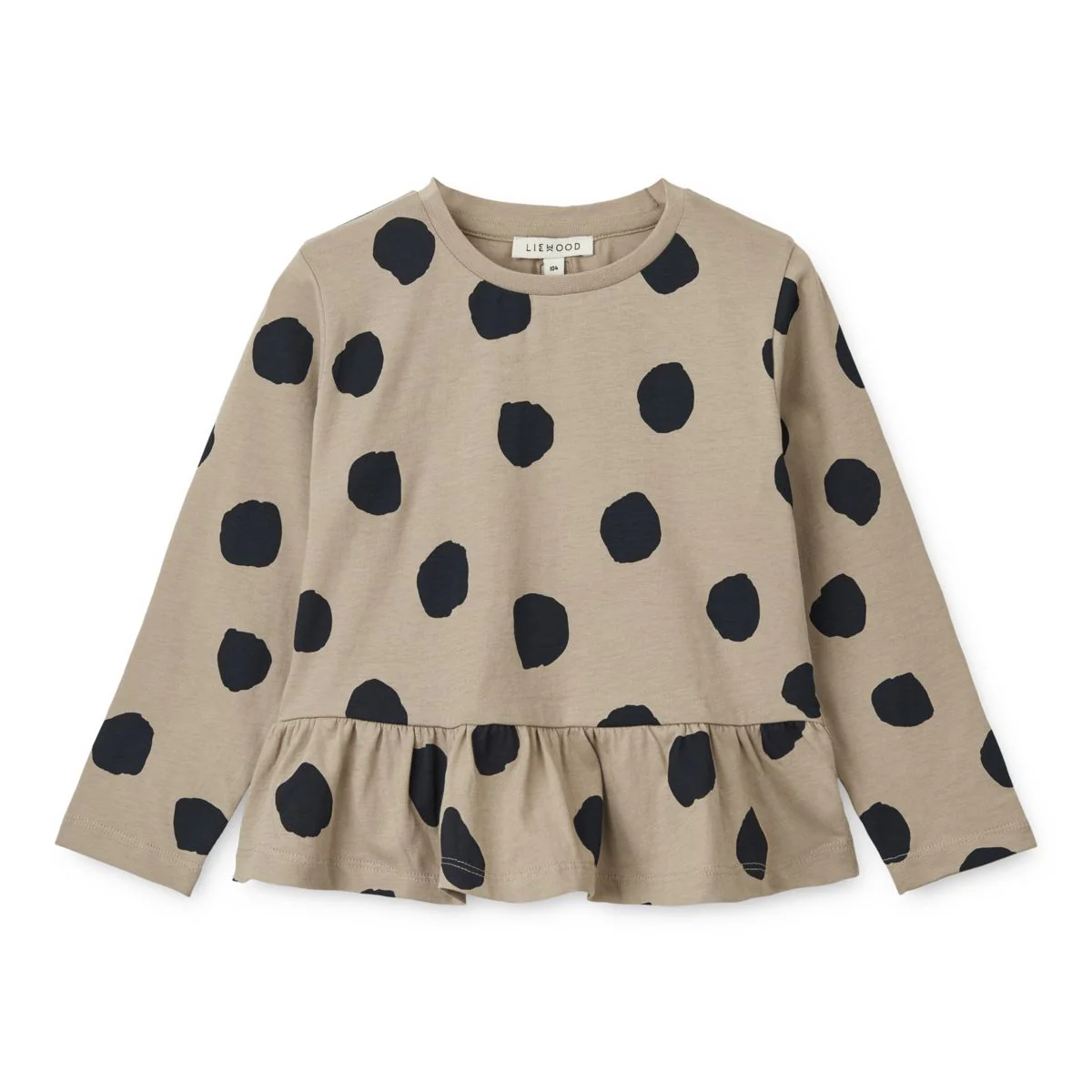 Margit Printed Longsleeve T-Shirt - Spot dots / Mist