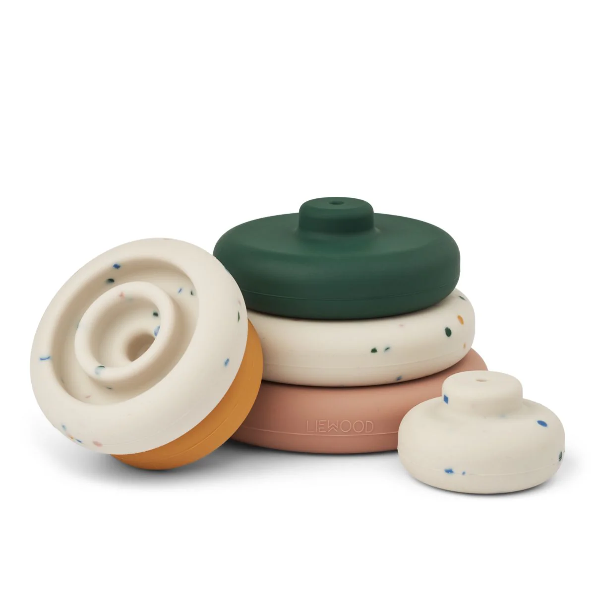 Dag Stacking Tower - Splash dots / Sea  shell