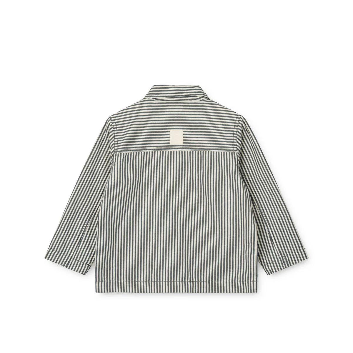 Bruno overshirt jacket - Y/D Stripe Whale Blue / Creme de la Creme