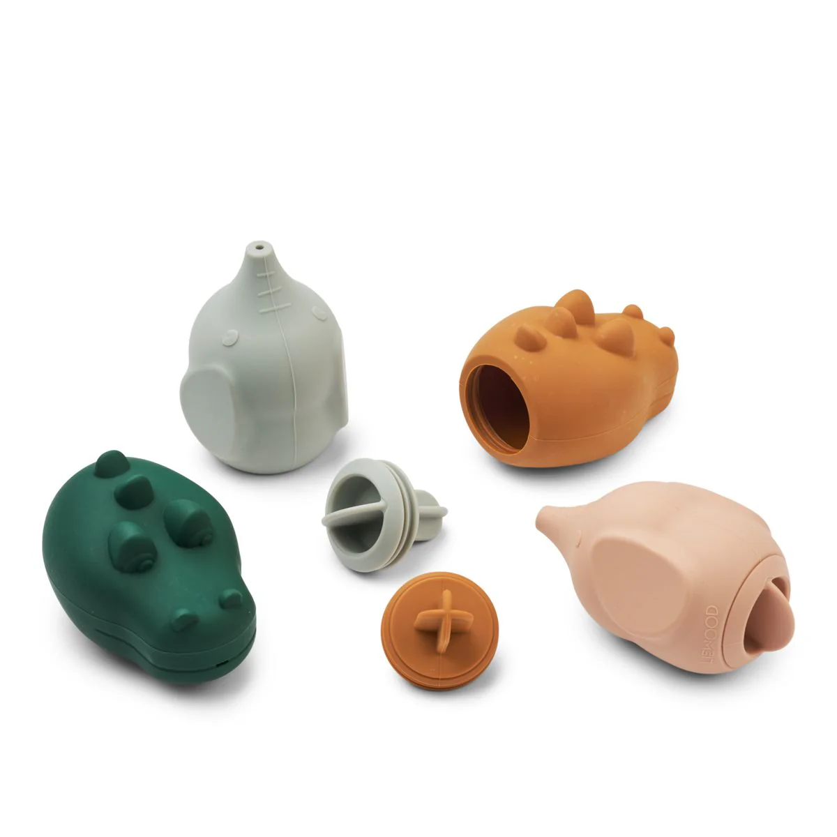 Carolina Squeezy Toy 4-Pack - Dove blue multi mix