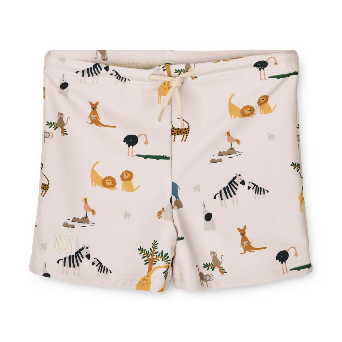 Otto Seersucker Swim Pants - Y/D stripe: Sea blue/white