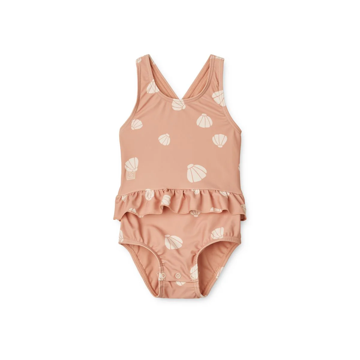 Amina baby swimsuit - Peach / Sea shell