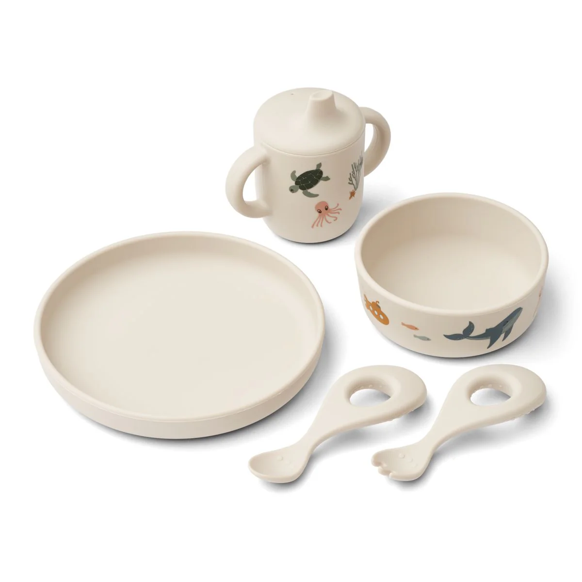 Ryle Tableware Set - Unicorn / Pale tuscany
