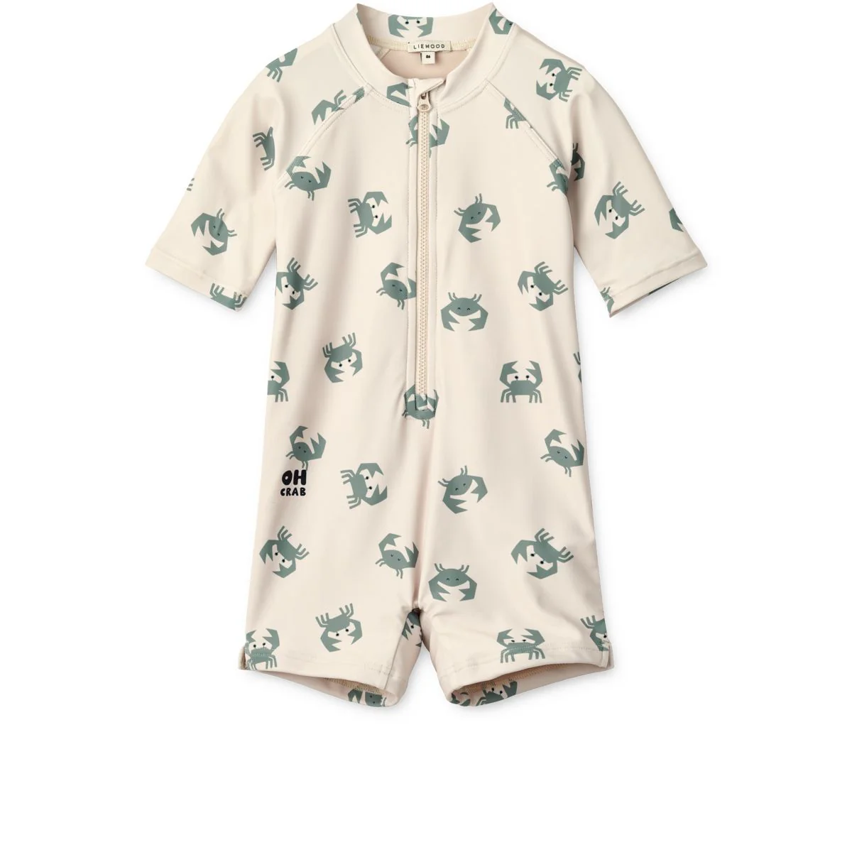 Max short-sleeved UV jumpsuit - Sea creature / Sandy
