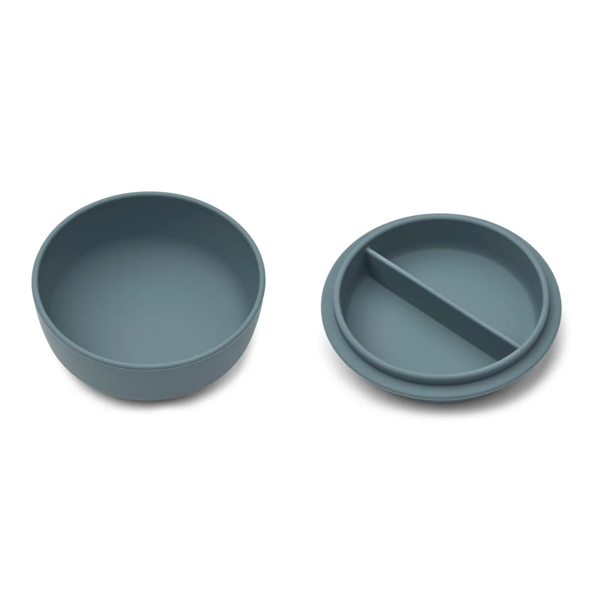 Serge silicone bowl with lid - Tuscany rose