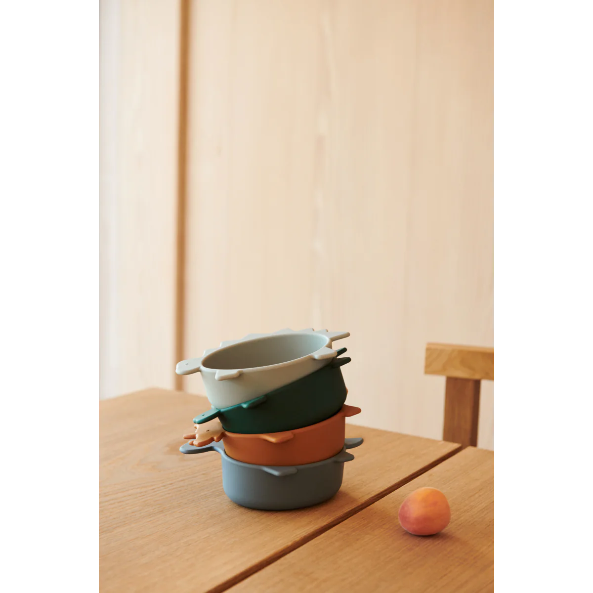 Iggy Silicone Bowls 4 Pack - Blue mix