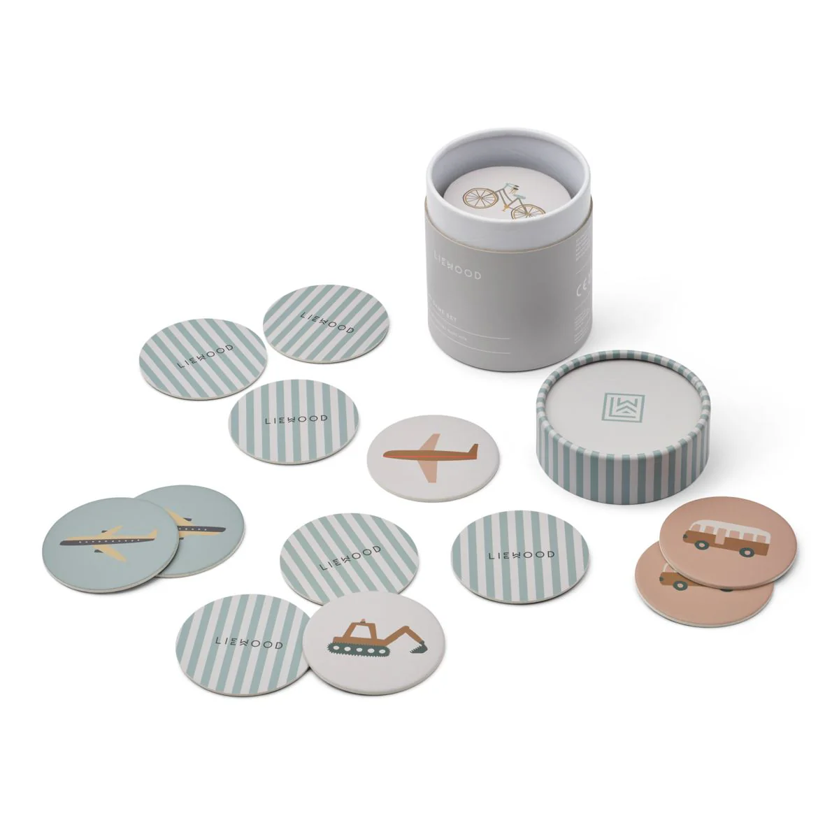 Yubi memory game - Airplane / Vehicles mix