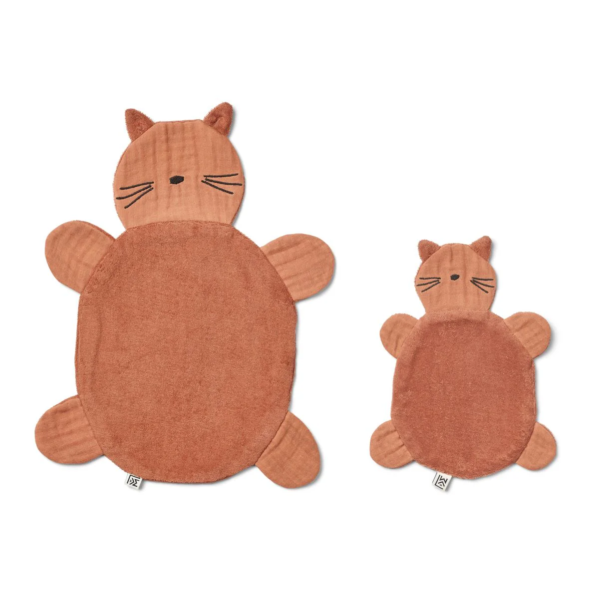 Janai cuddle cloth 2-pack - Mr bear / Golden caramel
