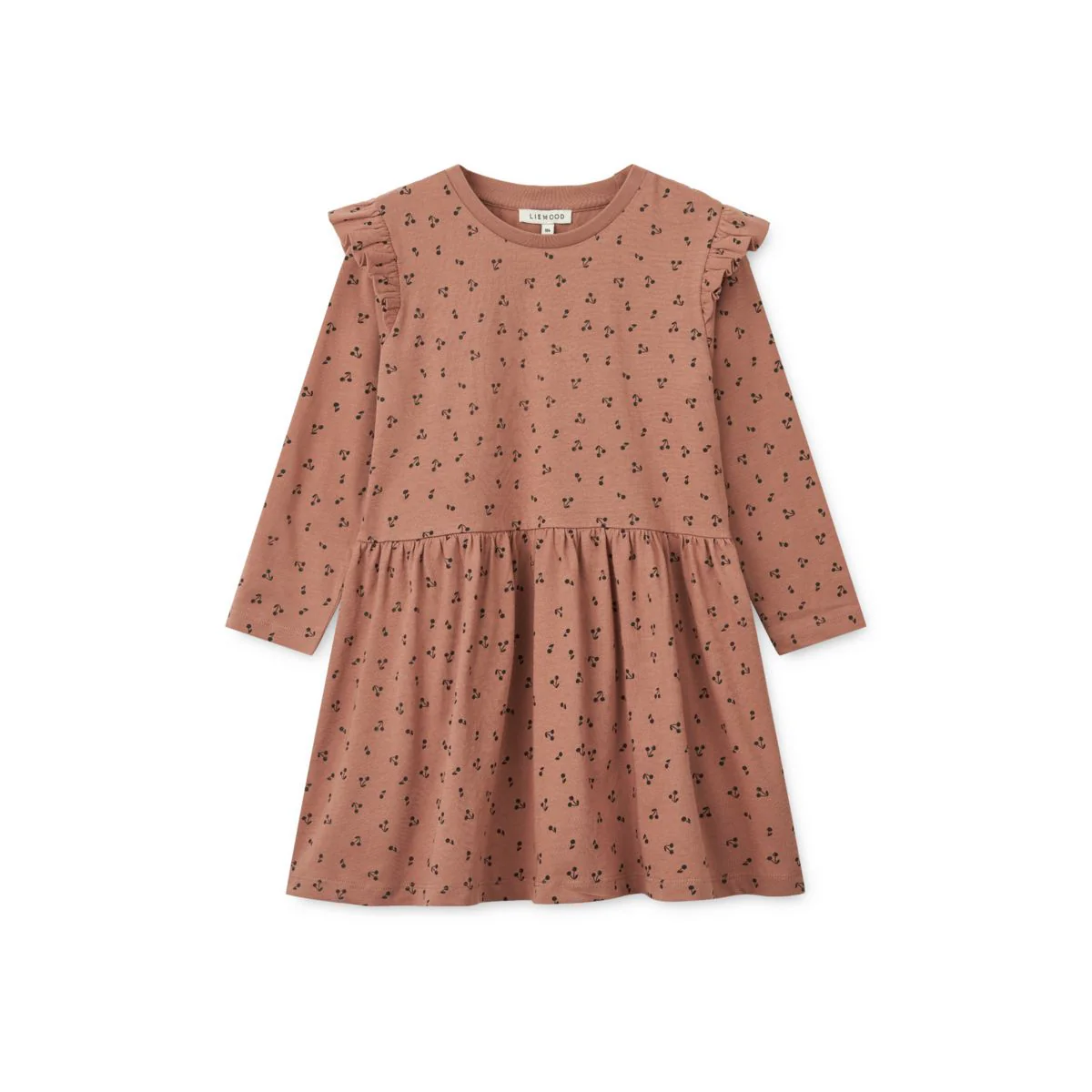 STRIPED SHORT-SLEEVED DRESS - Y/D stripe Creme de la creme / Yellow mellow