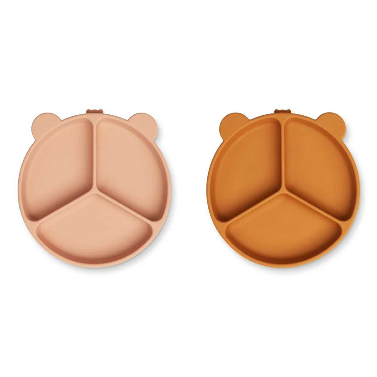 Stacy Divider Suction Plate 2-Pack - Whale blue / Dove blue