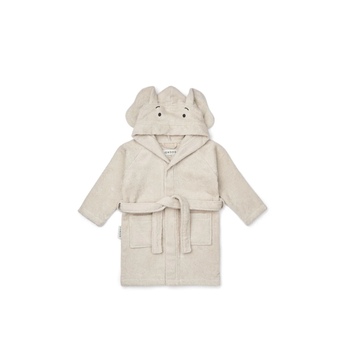Lily Bear Bathrobe - Dove blue