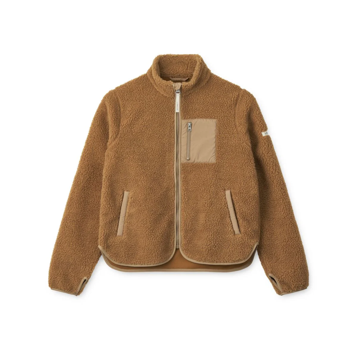 Nelson Pile Jacket For Adults - Golden caramel oat mix