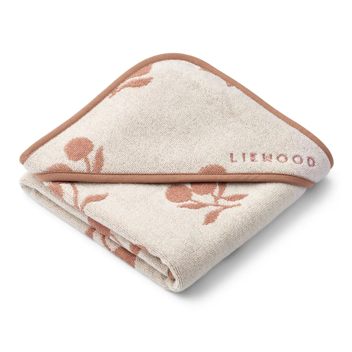 Alba Hooded Baby Towel - Crab / Sandy