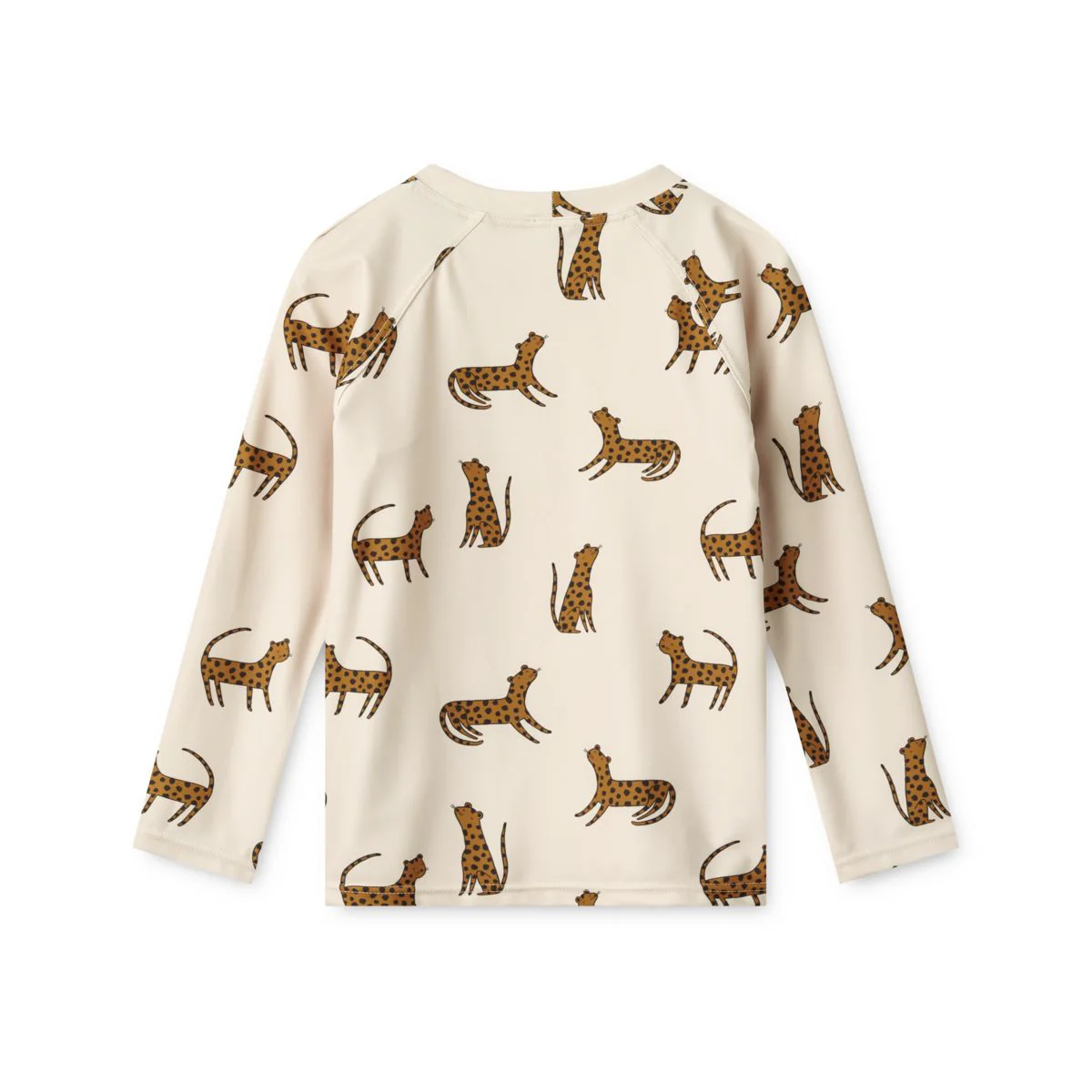 Noah Swim Tee - Y/D stripe: Sea blue/white