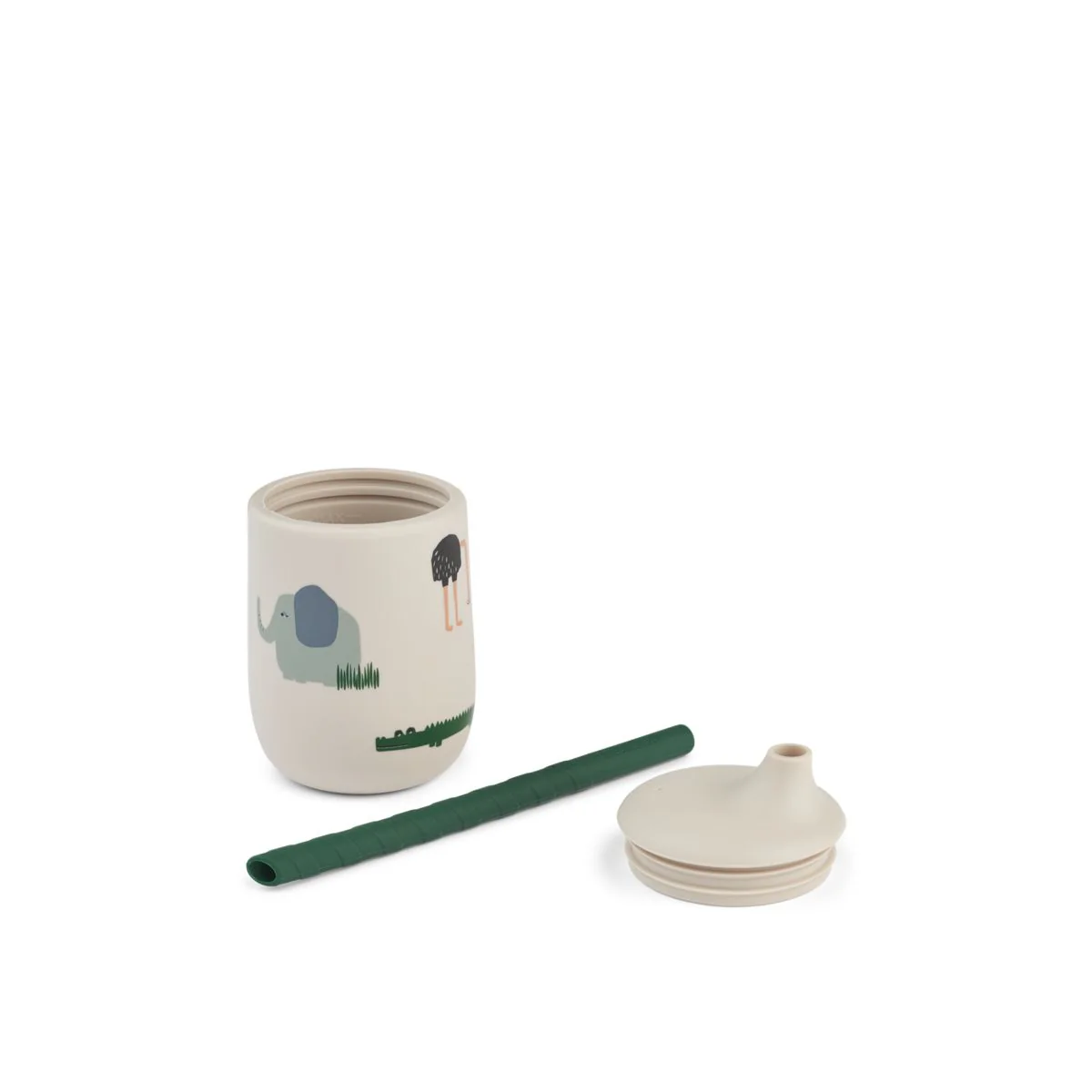 Ellis Printed Sippy Cup - Dinosaurs / Mist