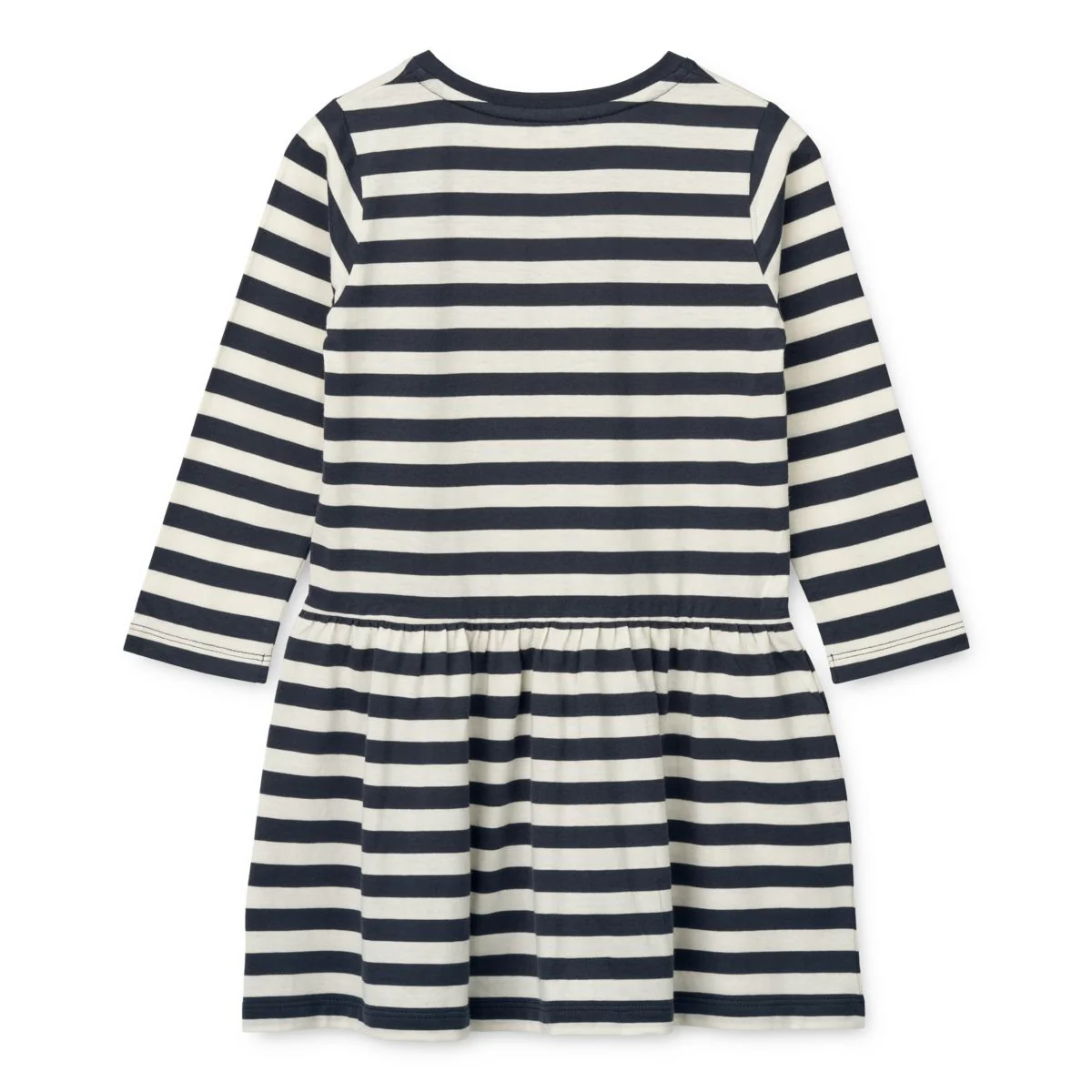 Lima Printed Frill Longsleeve Dress - Cherries / Dark rosetta