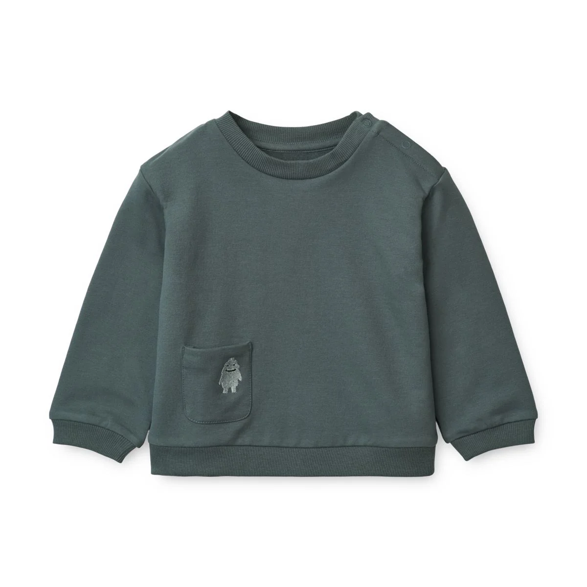 Lucio Baby Sweatshirt - Whale blue
