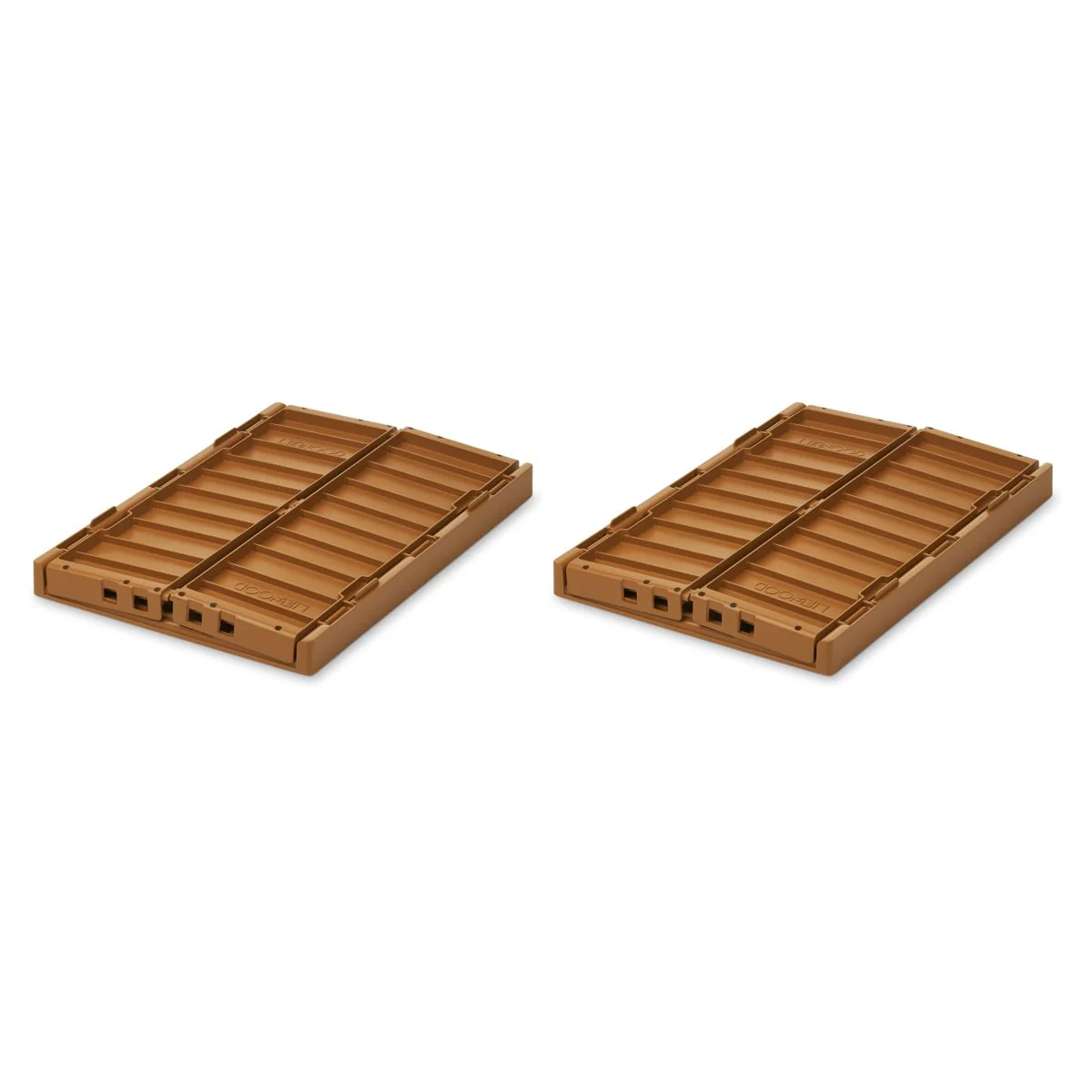 Weston Medium Storage Box 2-Pack - Indigo blue