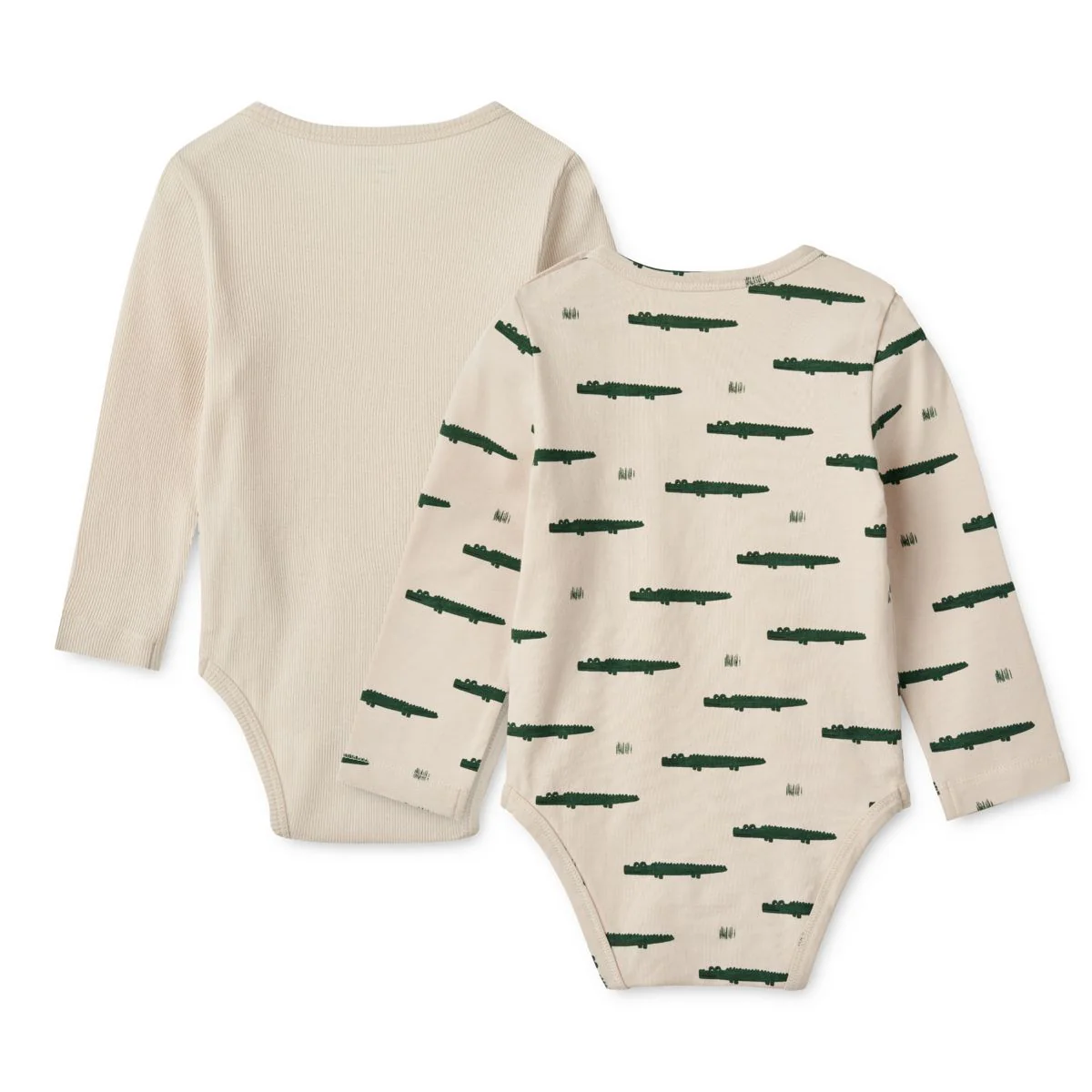 Yanni Baby Printed Ls Bodystocking 2-Pack - Carlos / Sandy