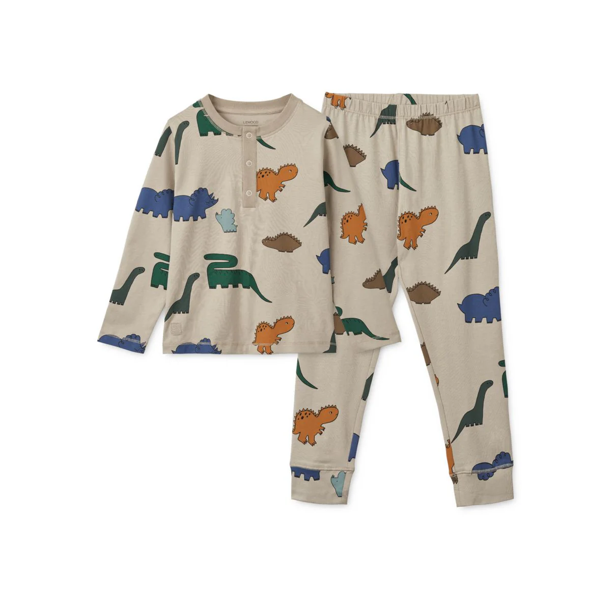Wilhelm Printed Pyjamas Set - The liewood gang / Sandy