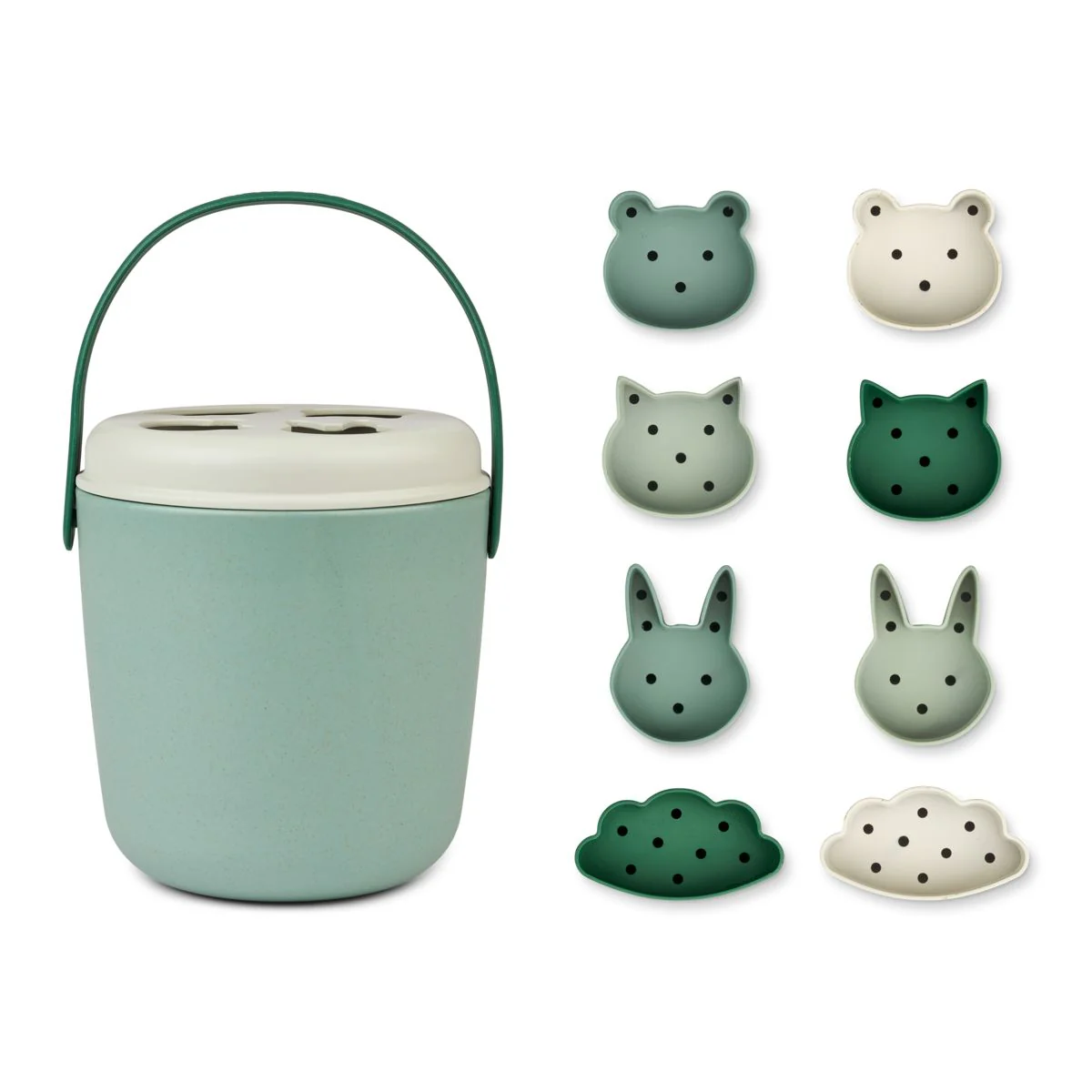 Jorn beach puzzle - Peppermint multi mix