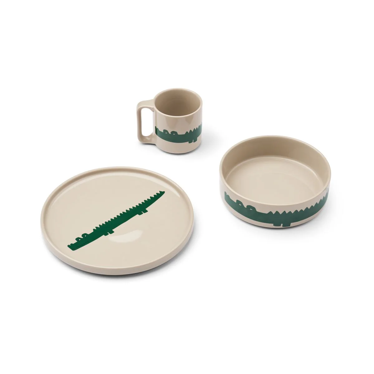 Camren Porcelain Tableware Set - Splash dots / Mist