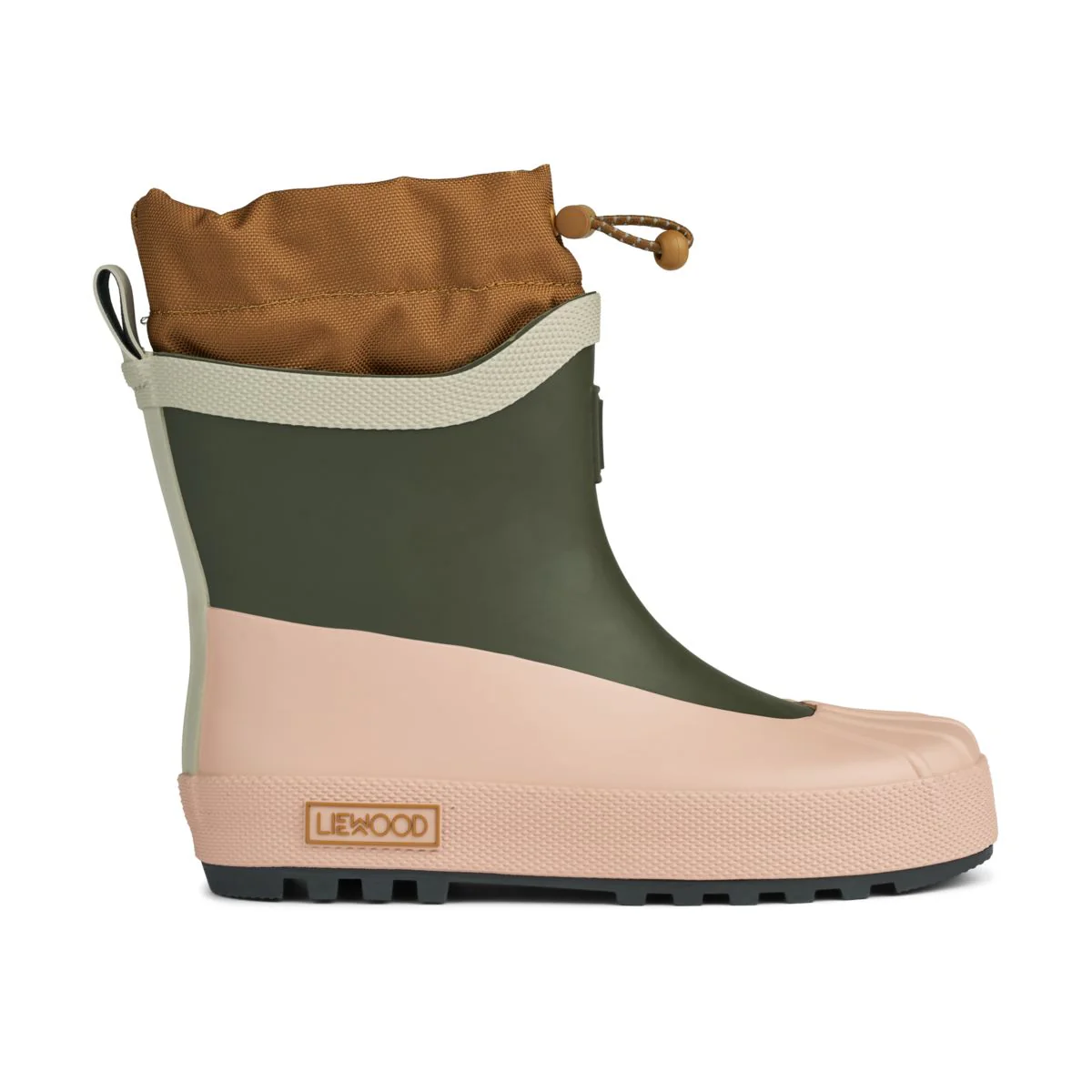 Isaac Technical Rainboot - Black / Army brown