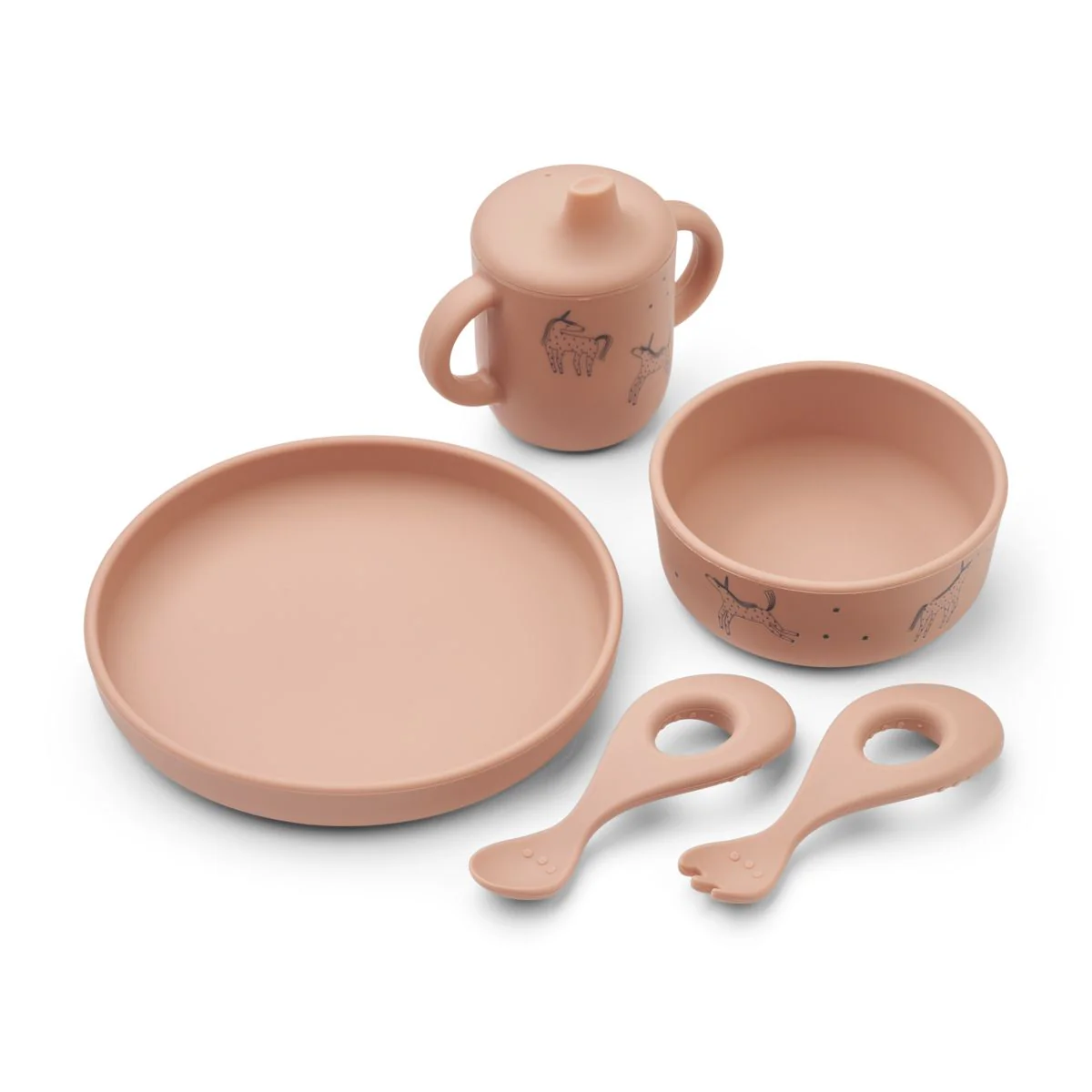 Ryle Tableware Set - Dinosaurs / Mist