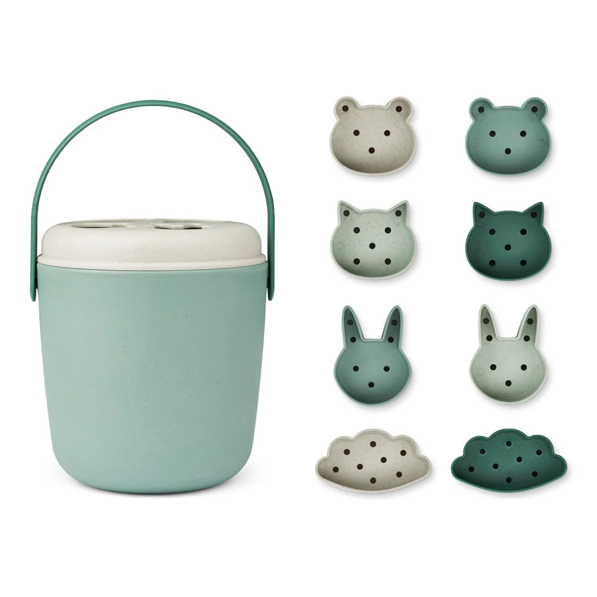 Jorn beach puzzle - Peppermint multi mix