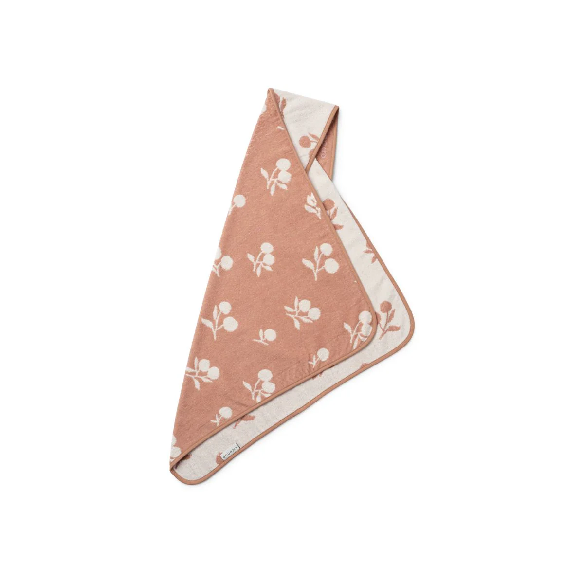 Alba Hooded Baby Towel - Crab / Sandy