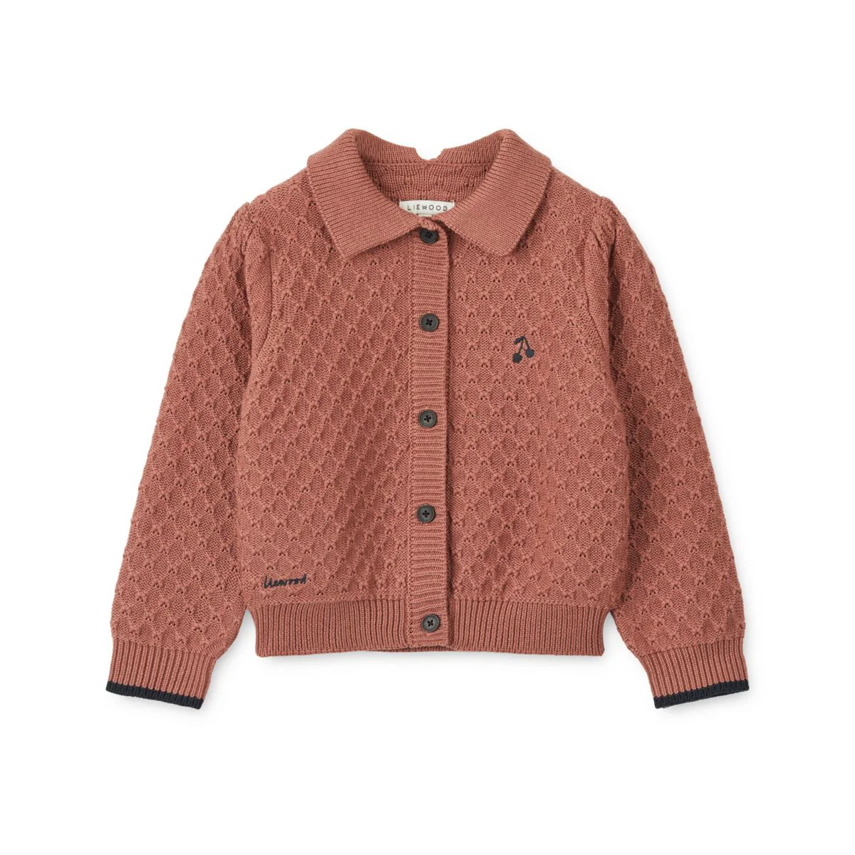 Jane Knit Cardigan - Dark Rosetta