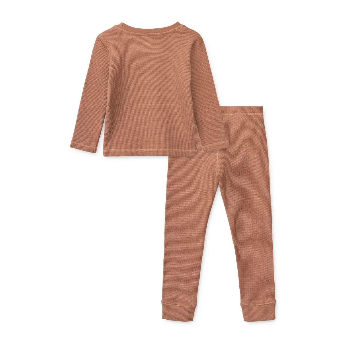 Croydon waffle pyjamas set - Faune green